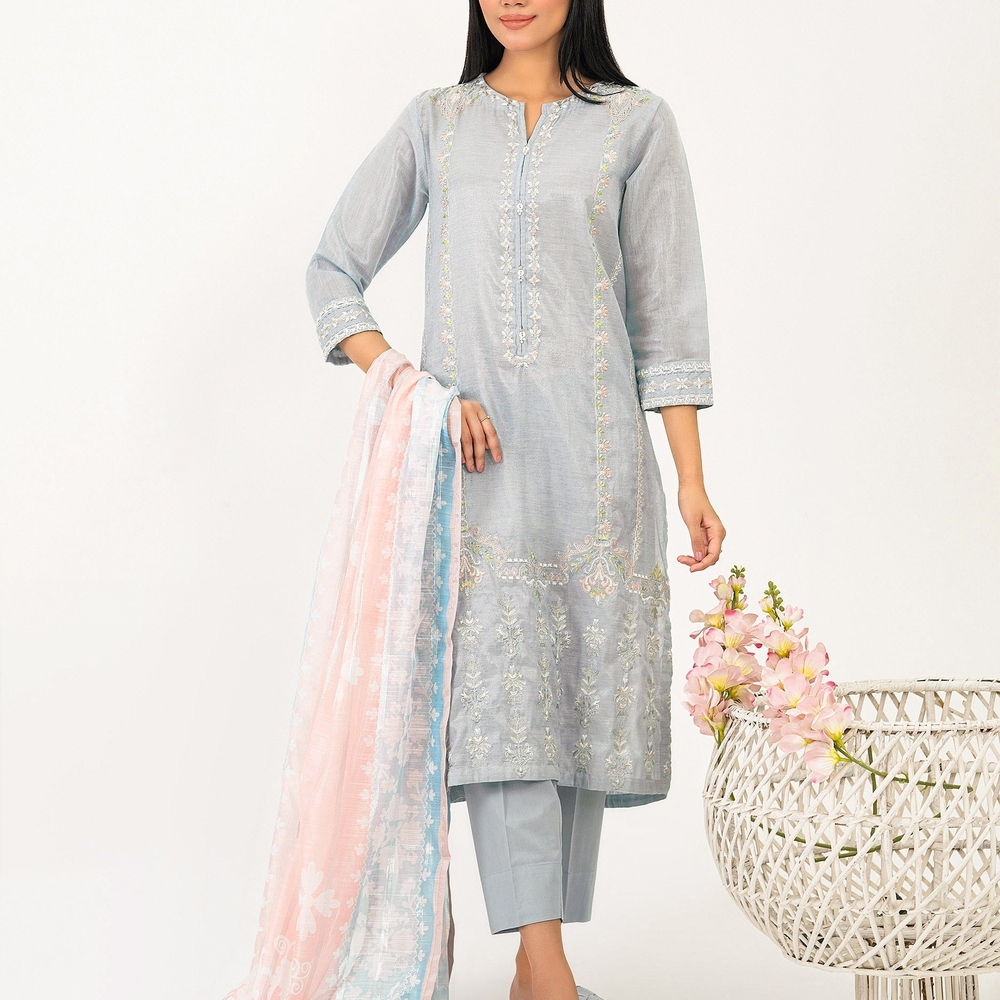 Pakistani 3pc Cotton Mysuri Dress